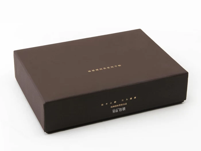 灵芝孢子粉保健品礼盒-侧面图