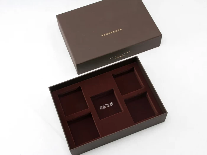 灵芝孢子粉保健品礼盒-展开图