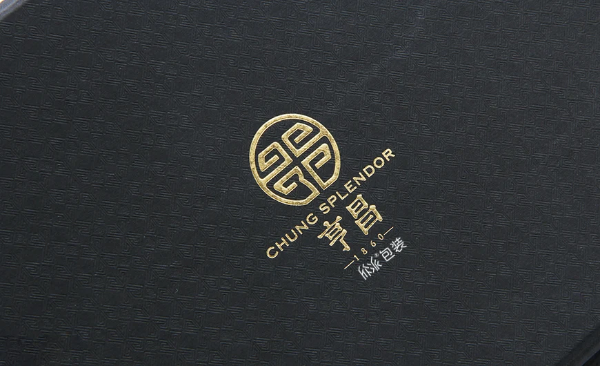 丝绸丝巾包装盒-Logo细节