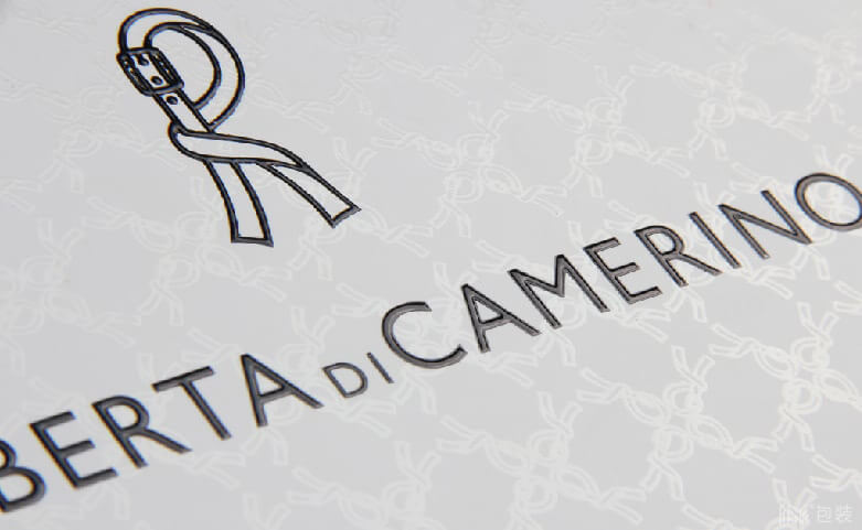 诺贝达衬衫盒uv工艺logo