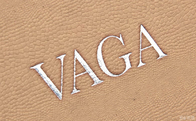 VAGA衬衫盒Logo烫银金工艺