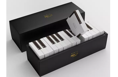 琴键主题蛋糕盒