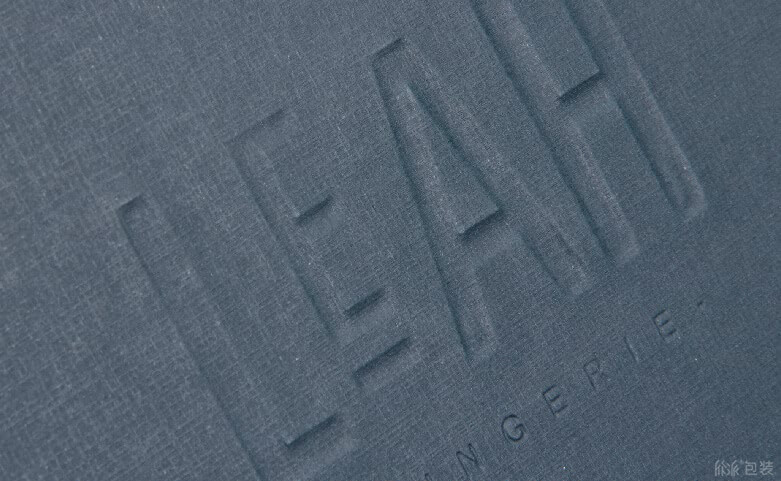 LEAH内衣礼盒凹印Logo