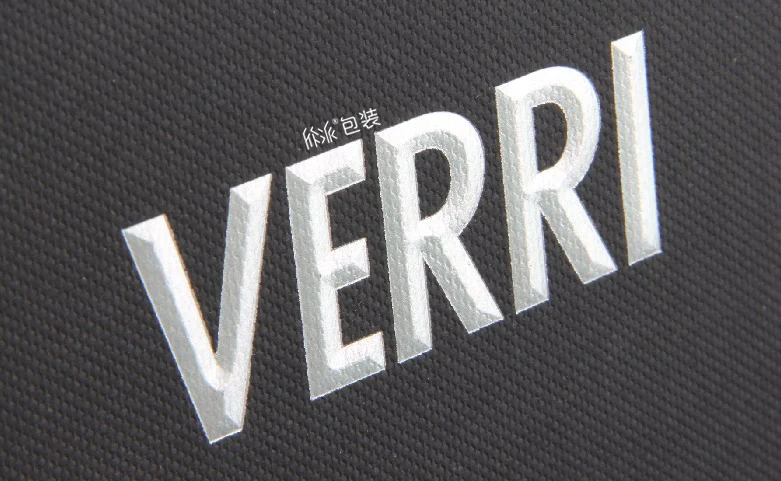 VERRI折叠式鞋盒烫金击凸logo