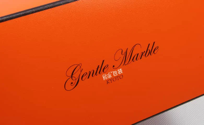 gentle marble折叠礼品盒LOGO工艺