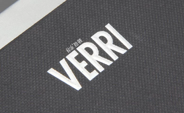 VERRI领带包装盒Logo击凸烫银