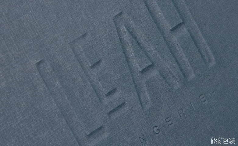 LEAH内衣礼盒凹印Logo