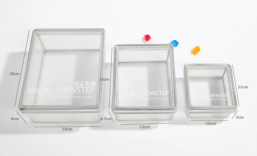 透明化妆品盒三维尺寸