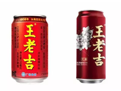 王老吉旧包装vs新包装