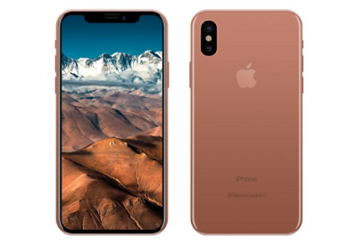 iPhone8新手机的配色-腮红金