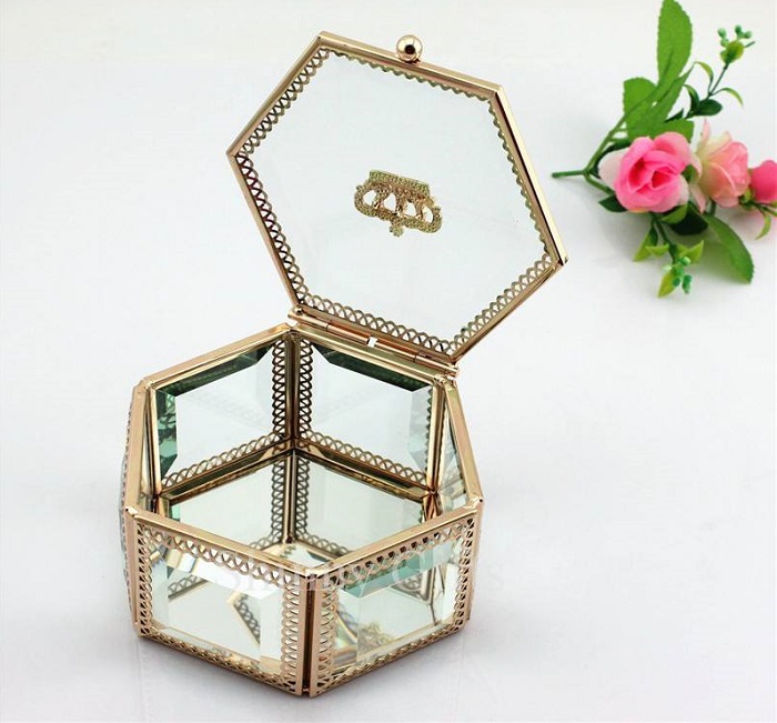 玻璃珠宝盒