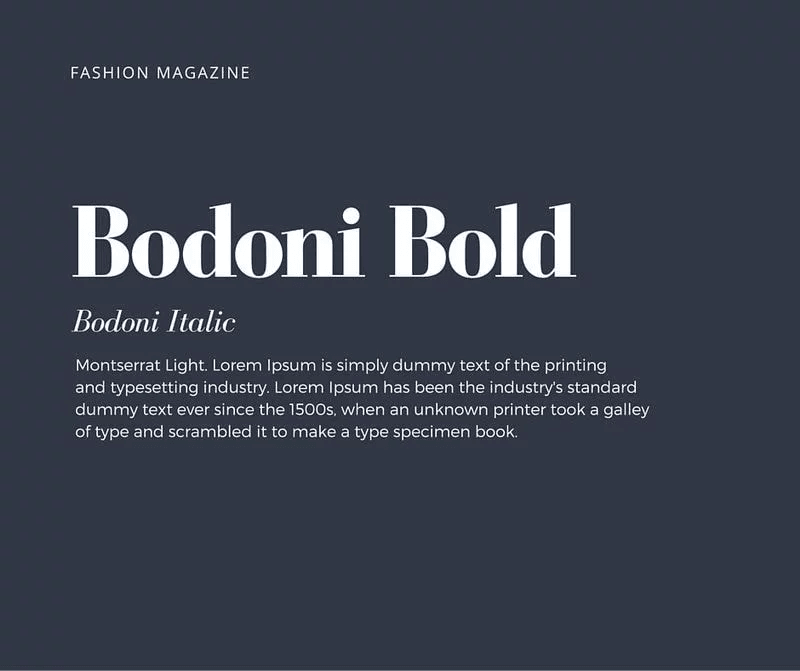 Bodoni