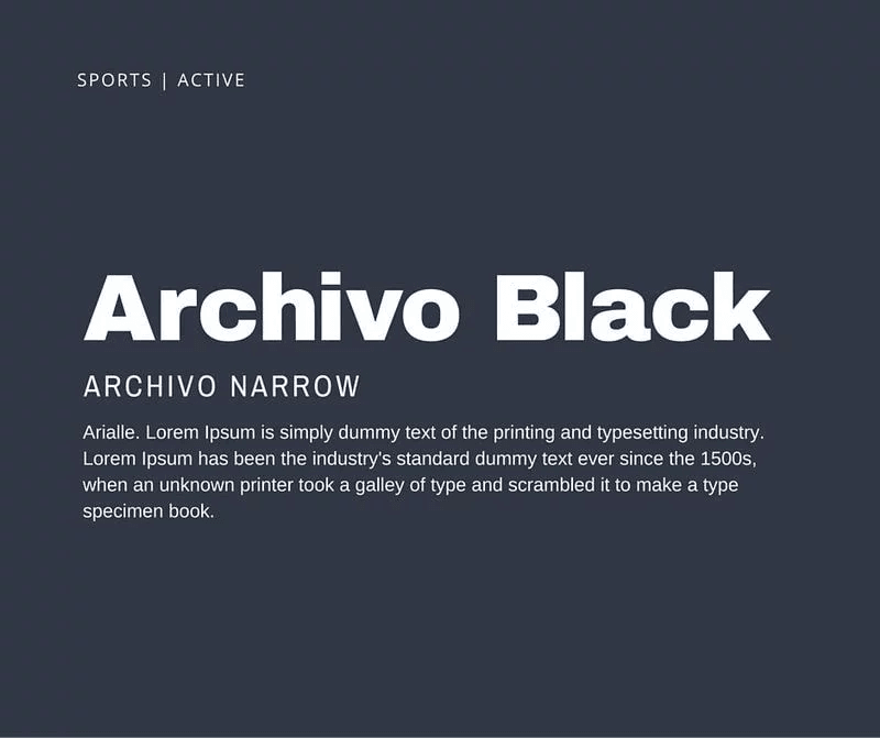 Archivo Black