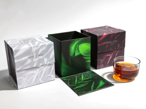 创意折叠茶叶礼品包装盒展示图