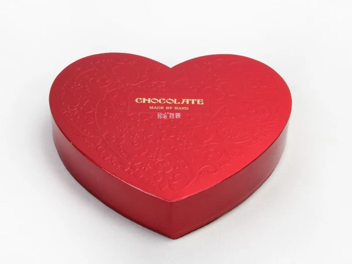 璀璨心形巧克力礼盒正面图