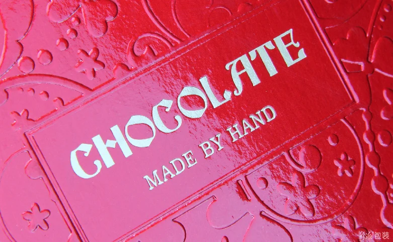 璀璨心形巧克力礼盒烫金Logo