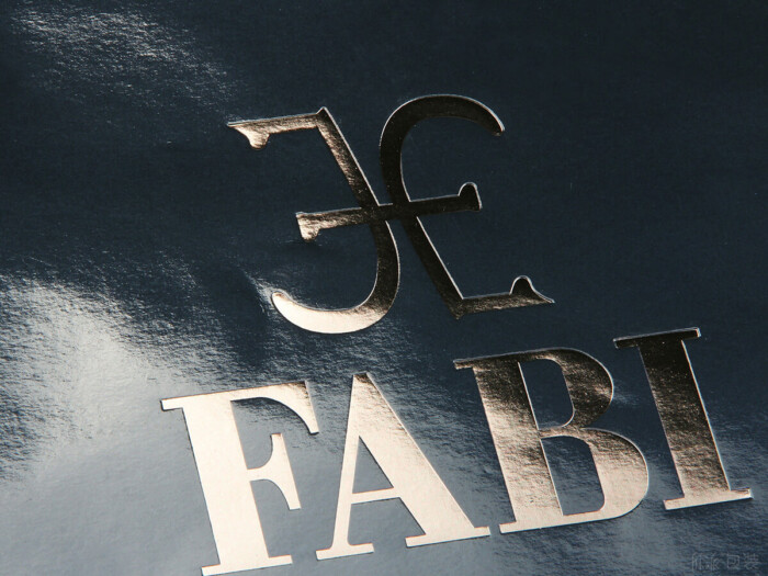 FABI奢侈品手提袋Logo细节