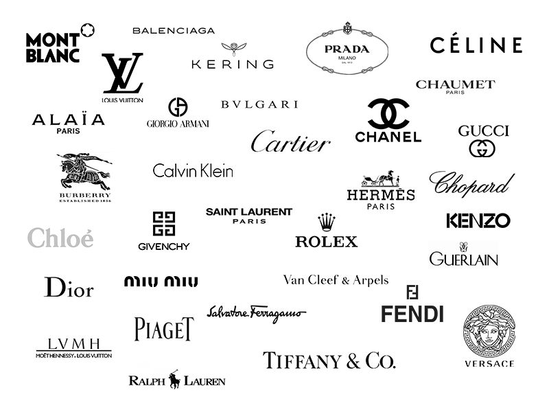 国际十大奢侈品牌标志图片