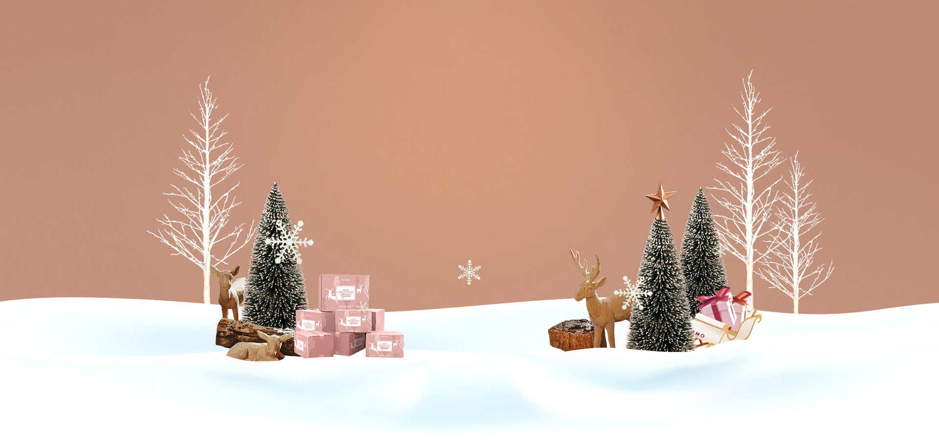 圣诞礼盒banner图