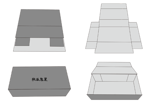 丝巾折叠盒